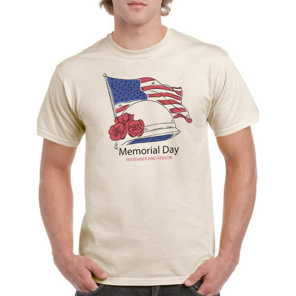 Memorial Day United States T-Shirt Men -Image by Shutterstock, Male x-Large