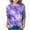 Purple, variant on Lopecy-Sta Girls 3/4 Sleeve Shirts Kids Floral Print Soft Tunic Short Sleeve Tops Ages 3-11 Years 3 Years