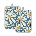 thumbnail image 7 of Yayeee Pot Holders Kitchen Heat Resistant with Pockets 7"x9.8" Cotton Oven Cooking Hot Pads, Whimsy Daisy Pattern, 7 of 7