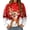 Christmas red01, variant on Aideaone Women Ugly Christmas Sweatshirt Long Sleeve Shirts Crew Neck Pullover