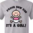 thumbnail image 3 of Inktastic Proud New Dad (girl) T-Shirt, 3 of 4