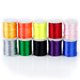 thumbnail image 3 of Hilo de nailon satinado de 10 colores para hacer joyas, 6/4 m, colorido 1 mm de longitud 6 m, 3 of 8