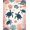 Navy Blue Coral Pink, Pattern 1, variant on ODIKA 8'x10' Washable Area Rug Theme Turtle Door Nautical Coral Scatter Striped Border Reef for Living Room, Under Sectional, Family , Durable, Non-Slip