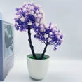 thumbnail image 1 of Fake Potted Plant Scene Layout Realistic Beautiful Home Decoration Fake Potted Green Plant Bonsai, 1 of 4
