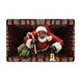 thumbnail image 2 of Zynviq Santa Claus Area Rugs 23.6" X 15.7" Christmas Throw Rug Polyester Red Washable Rectangular Small Rug for Bedroom, 2 of 6