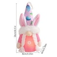 thumbnail image 3 of Desktop Ornament for Home Decoration with Rabbit Doll Feature Easter for Desk, 3 of 8