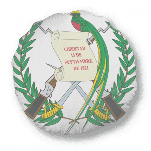 Guatemala National Emblem Country Round Throw Pillow Home Decoration Cushion