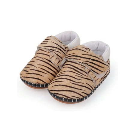 

Sanviglor Infant Crib Shoe Soft Sole Flats Prewalker Moccasin Shoes Party Lightweight Breathable First Walkers Style H 4.5C