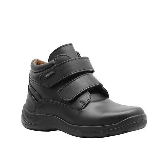 Bota Escolar Para Niño Audaz® Piel Ajuste Contactel Doble negro 18.5
