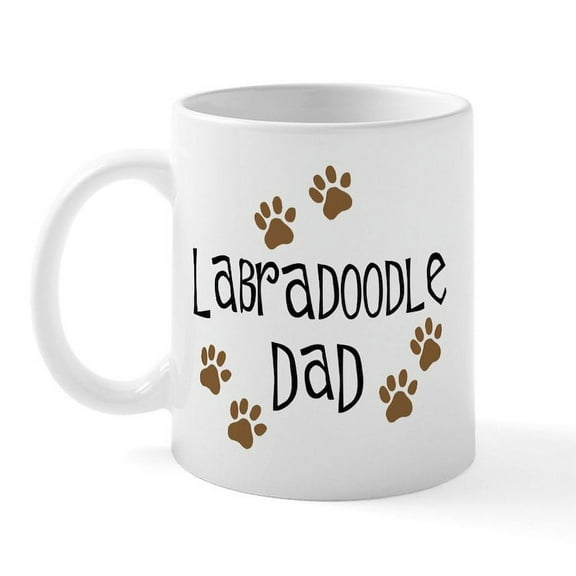 CafePress - Labradoodle Dad Mug - 11 oz Ceramic Mug - Novelty Coffee Tea Cup