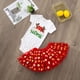 thumbnail image 5 of Conjunto de mameluco y vestido navideño personalizado para niña, vestidos y mameluco con tutú rojo y nombre personalizado, mono para niña pequeña, 5 of 5