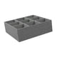 thumbnail image 5 of Organizador de cajones de 9 secciones, bandeja organizadora de accesorios, color gris, para armario, para cinturones y corbatas, contenedor resistente, 5 of 8