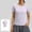Purple, variant on Womens Workout Tops Short Sleeve Crew Neck Yoga Pilates Breathable Athletic Gym Running Shirts White