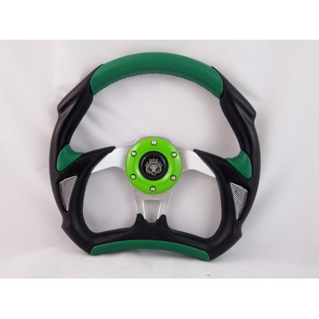 1984+ CLUB CAR DS GREEN steering wheel golf cart WITH Adapter 3 spoke"