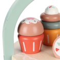 thumbnail image 2 of Wooden Afternoon Tea Toys Cake and Pastry Tower Toy Two Tier Dessert Treats Toys for Parent Children Interaction, 2 of 3