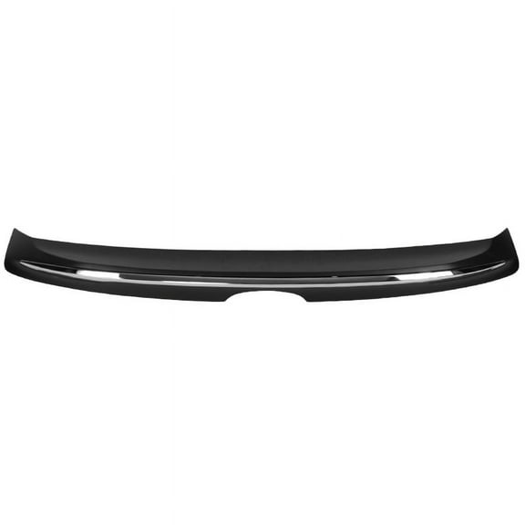 Ikon Motorsports Compatible with 18-24 Toyota Camry LE MD Style Rear Trunk Spoiler Wing With Chrome Trim 2018 2019 2020 2021