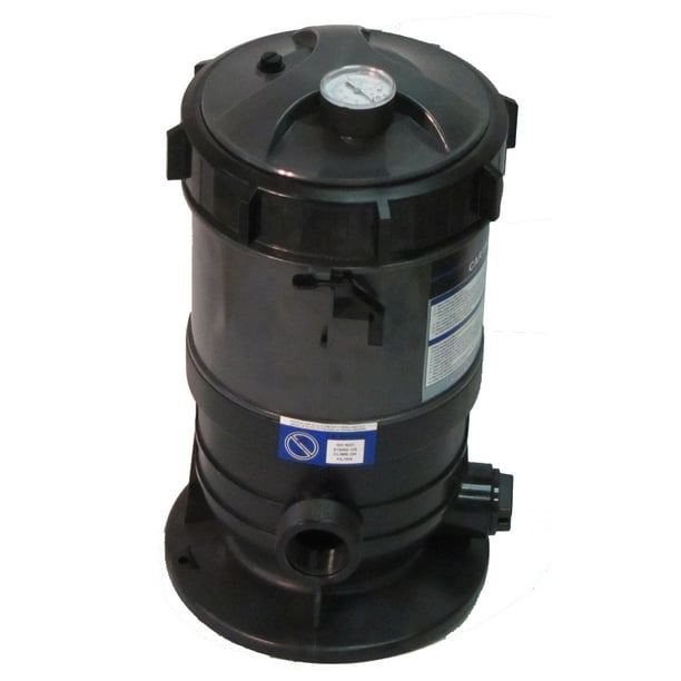 Cartridge Filter System with Pressure Gauge for Swimming Pools 30SF