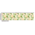 thumbnail image 2 of Floral Fabric by the Yard, Vintage Flowers Pointy Petals Leaves Motifs Pattern on Pale Background, Decorative Upholstery Fabric for Sofas and Home Accents, Cream Pistachio Green by Ambesonne, 2 of 4