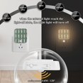 thumbnail image 4 of Yayeee LED Night Lights with Motion Detectors Auto Dusk to Dawn Light Sensors, 2 Pack, Dark Green Leaves, 4 of 7