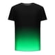 thumbnail image 4 of Mens Casual Pantalones Cortos Raya Impresión Suéter Fitness Deportes Camiseta, Poliéster Cuello Redondo Blusa para Al Aire Libre, Diario Y Primavera Verano Desgaste, 4 of 5