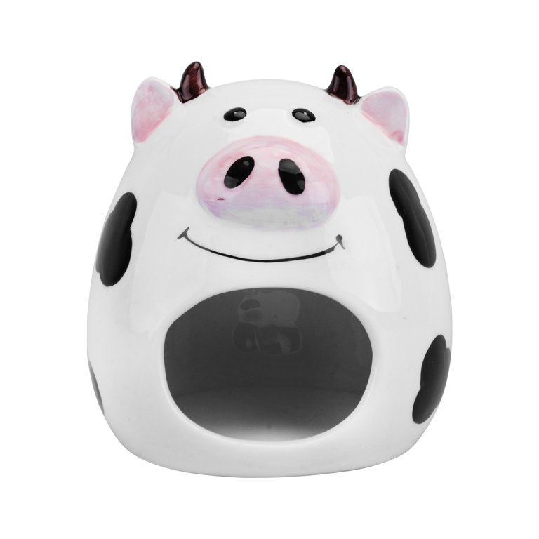Nuolux 1Pc Aquarium Cow Ceramic Jar Decor Fish Tank Landscape Decorative  Hiding House - Walmart.Com