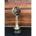 thumbnail image 5 of Brass Nautical 12" Ship's Engine Order Telegraph w/Wooden Base Marine Boat Sailor's Inspired Telegraph Instrument Decorative Desktop, Table Top Decor Item, 5 of 6