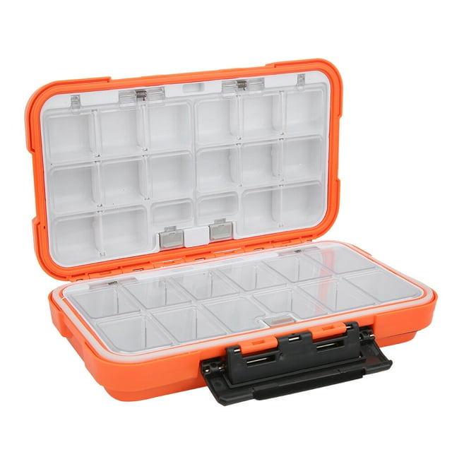 CAJA DE APAREJOS DE PESCA CON MATERIO ABS TRANSPARENTE CUBIERTA Capacidad