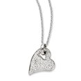 thumbnail image 1 of Collier Pendentif Coeur Cristaux en Acier Inoxydable Charme Amour, 1 of 7