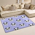 thumbnail image 2 of Dreamtimes Lightweight Soft Area Rugs 60 x 39 inch (5'x 3'3"), Pandas Dots Floor Mat for Kids Playing Room Hardwood Floor Living Room Nursery Rugs, 2 of 6