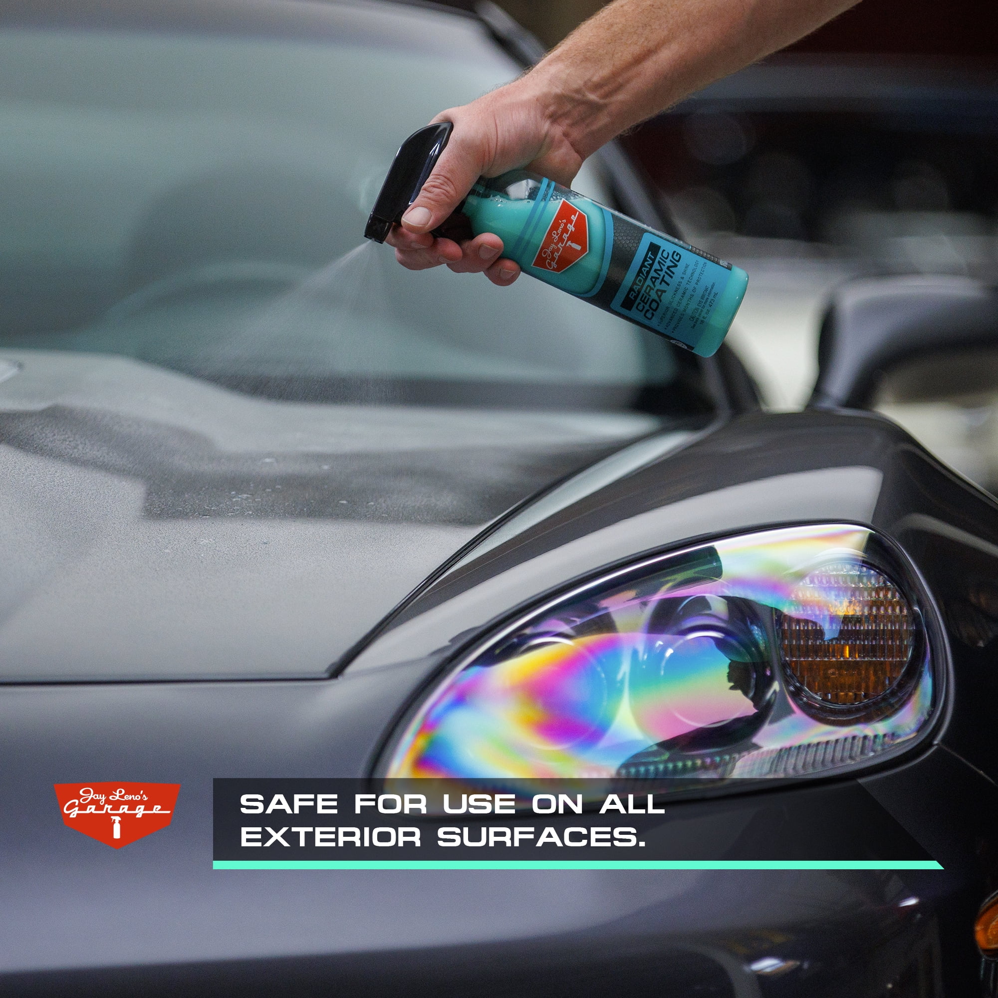 (2 pack) Jay Leno's Garage Radiant Ceramic Car Sealant (16 oz) - Coat, Seal & Protects Car Paint