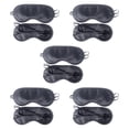 thumbnail image 4 of TISHITA 10Pcs Sleep Masks Night Blindfold Eye Masks for Light Blocking Adults Black, 4 of 8