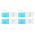 thumbnail image 4 of Redempat 4pcs/10pcs Masks Storage Box PP Portable Holder Organizer Face Masks Container Reusable Ouutdoor Dustproof Case 2*blue+2*white 2Set, 4 of 6
