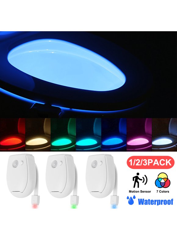 Toilet Bowl Lights in Night Lights