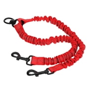 Hearth & Gear Pet Supplies Reflective Double Ended Leash For Dogs One Drag And Two Leashes Retractable Reflective Dog Leash Snowboard Boot Leash Waist Dog Leash for 2 Small Dogs Small Dog Leashes 4 Ft