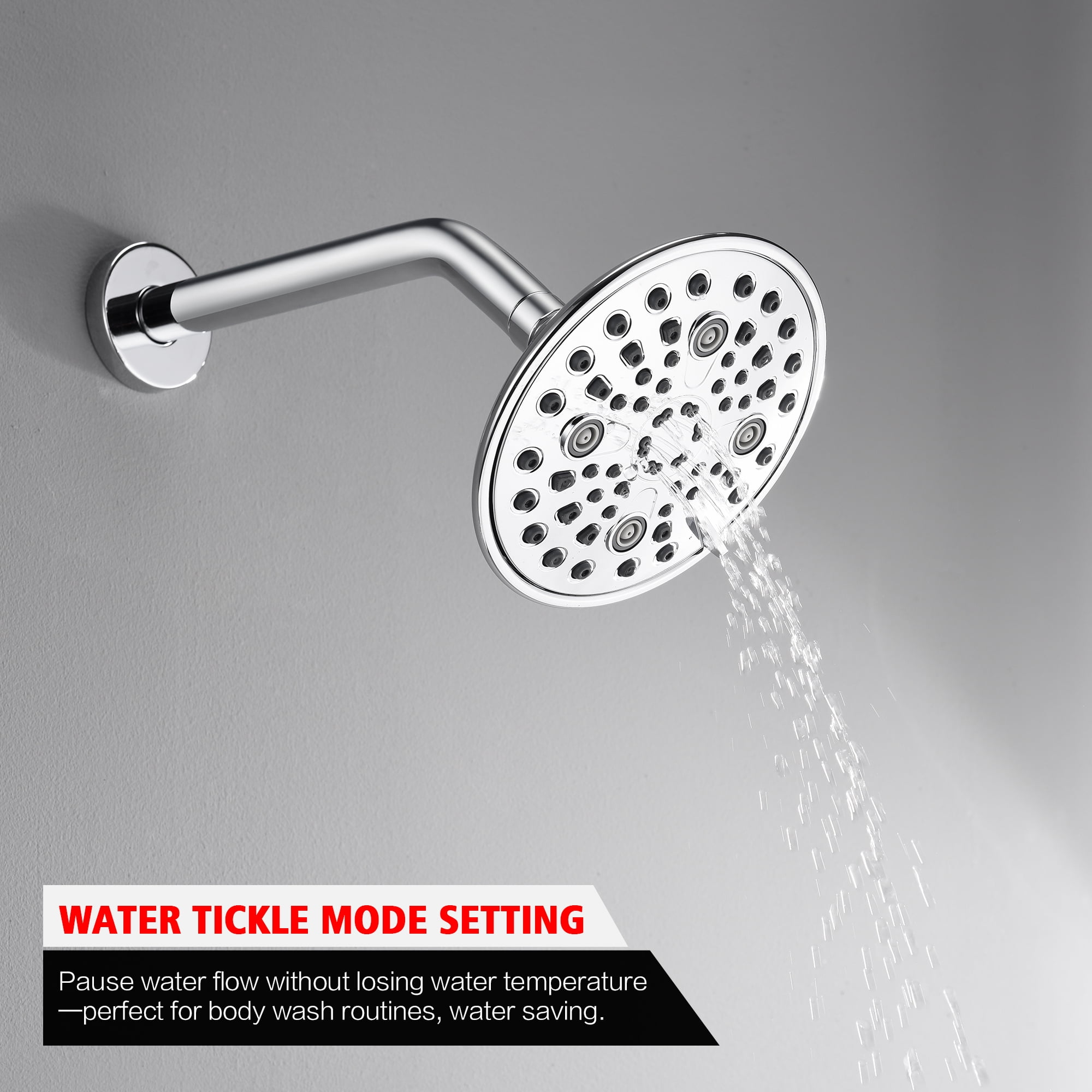 sumerain Shower Faucet with Tub Spout Chrome, Tub and Shower Complete Trim Kit with Rough-in Valve