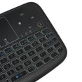 thumbnail image 3 of Graflsoa Clavier Sans Fil 2.4GHz avec Pavé Tactile, Rétroéclairage 4 Couleurs, pour Android TV Box, PC, Télévision Intelligente, Noir (Batterie Non Incluse), 3 of 7