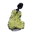 thumbnail image 1 of Collar de cristal verde de moldavita Zulema Colgante con cuerda 5-10 g, 1 of 8