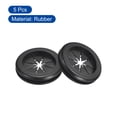 thumbnail image 3 of 5 Pcs Grommets de Caucho de Doble Cara 1-1/4" (32mm) ID 1-3/8" (35mm) Agujero de Perforación, Negro, 3 of 6