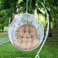 thumbnail image 6 of Vsenkes Swing Chair Cushion Hammock Chair Seat Pad for Balcony Garden Indoor Outdoor Khaki, 6 of 8