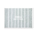 thumbnail image 2 of Mineral Spring Spa Luxe Stripe Polyester Tufted Bath Rug, Teal Stone, 17" x 24", 2 of 7