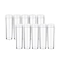 thumbnail image 3 of VONKY 10 Pcs Tubes Étui de Protection pour Collection avec Couvercle à Vis Transparent 22.25mm, 3 of 6