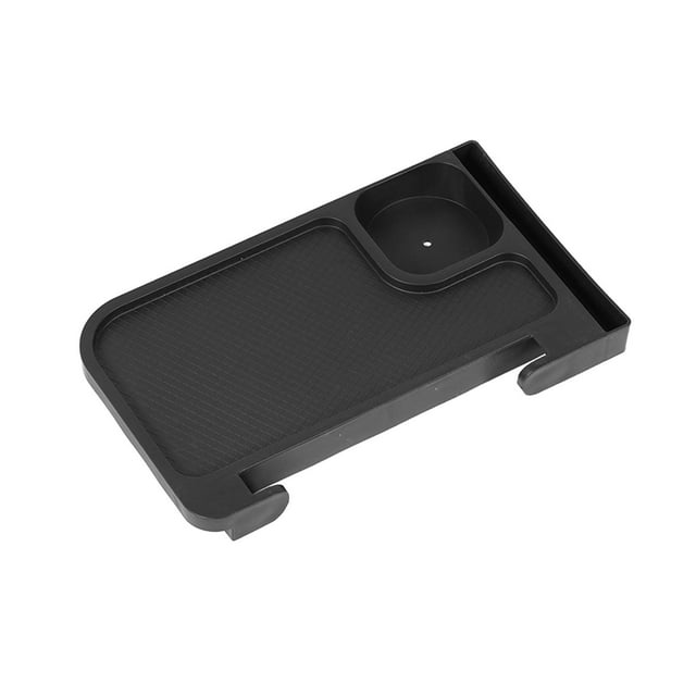 Portavasos Reclinable Sunnimix Bandeja para Bebidas con Ranura para Teléfono Móvil Negro