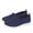 Blue, variant on Miqool Loafers for Women Mesh Comfort Slip On Walking Shoes Knit Dressy Breathable Business Casual Work Flats