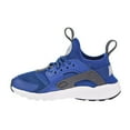 thumbnail image 4 of Nike Huarache Run Ultra Little Kids' Shoes Gym Blue/Wolf Grey/White 859593-408, 4 of 6