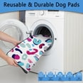 thumbnail image 5 of Multi-Layer Dog Potty Pads, Washable Reusable Pee Pads for Maximum Absorption and Dryness, 24" x35" (Texture/leopard /Geometry), 5 of 8