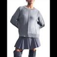 thumbnail image 2 of Suéteres de Punto Grueso para Mujer, Otoño 2025, Larga, Cuello Redondo, Jersey Holgado, Ropa de Moda de Invierno. Gris M, 2 of 10