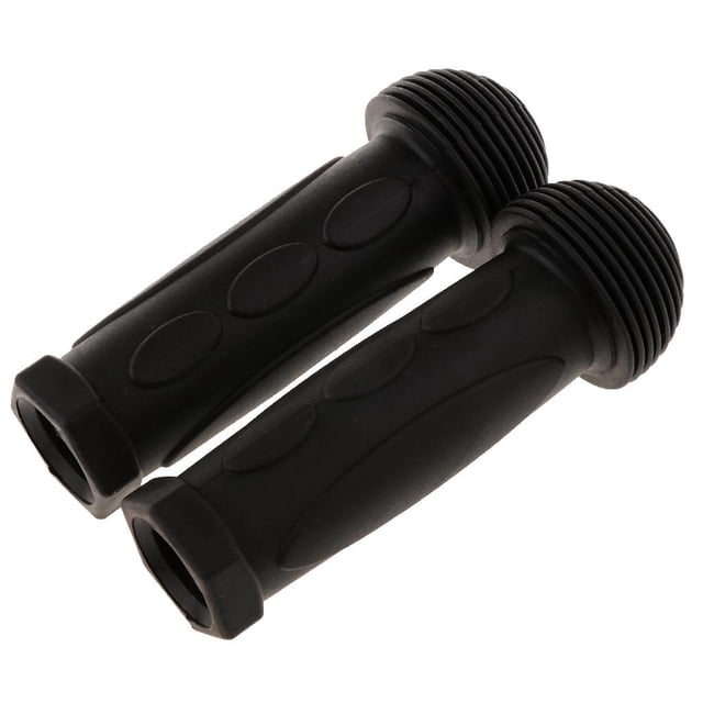 Empuñaduras de Manillar Scooter Agarre Hongo Cubierta de Goma Extremos de Manija - - Negro, 11cm DYNWAVEMX Empuñaduras de manillar
