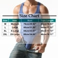 thumbnail image 3 of Frnrwgo Men's Bodysuit Singlet Tank Top Breathable Lightweight Training Suit for Home Exercise, 3 of 5