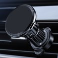 thumbnail image 3 of Magnético Air Car Phone Rack Vent Mount GPS Support Car Phone Holder Black, 3 of 7