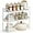 8.3''d*14.02-22.3''w*17.42''h, White, variant on Expandable Kitchen Countertop Organizer, Stackable Cabinet Shelf Organizers, Space Saving Spice Rack Pantry Storage for Bathroom Office Organization (White, 1-Tier)